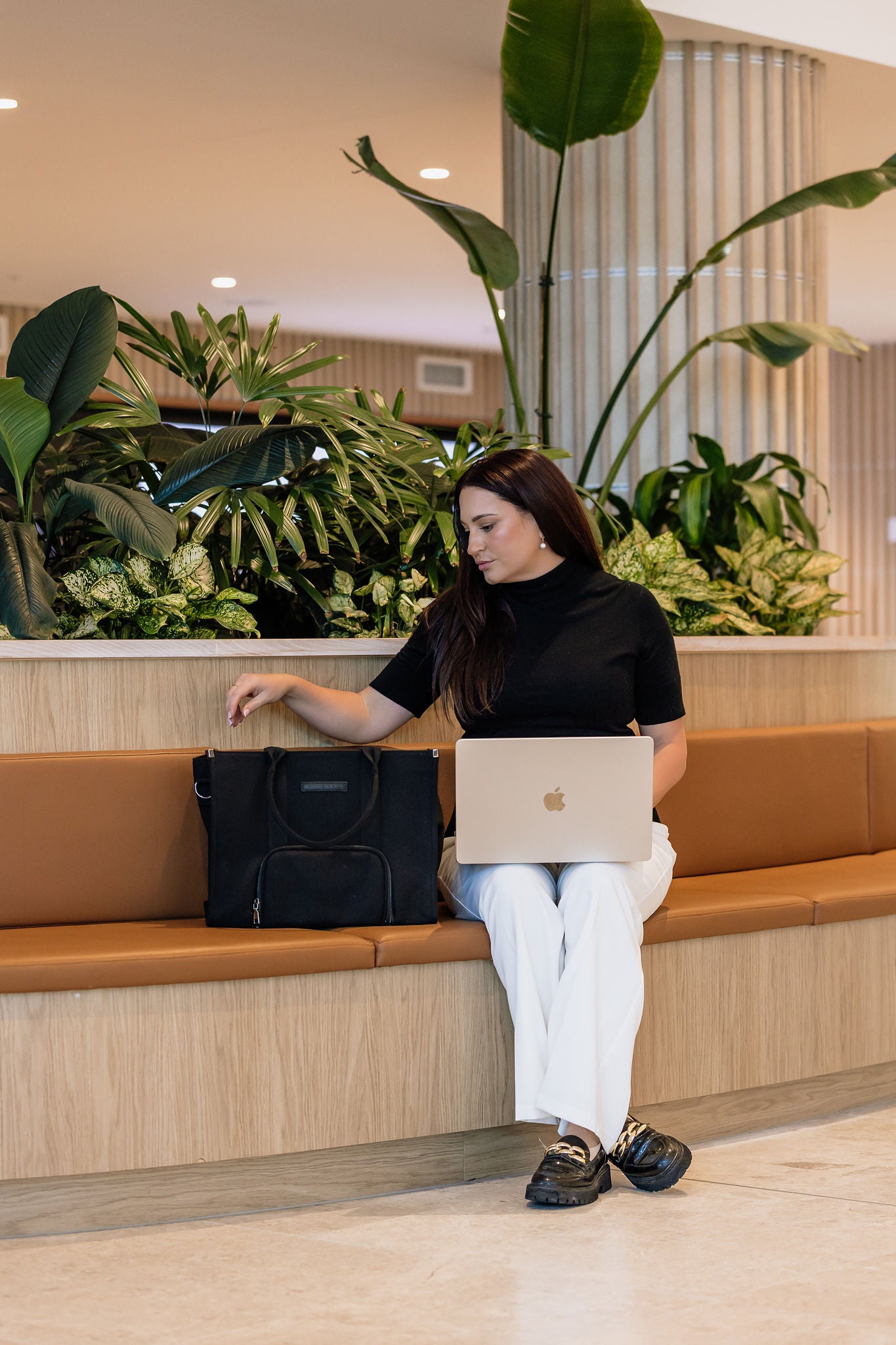 The Daily Tote -  Black (Canvas)