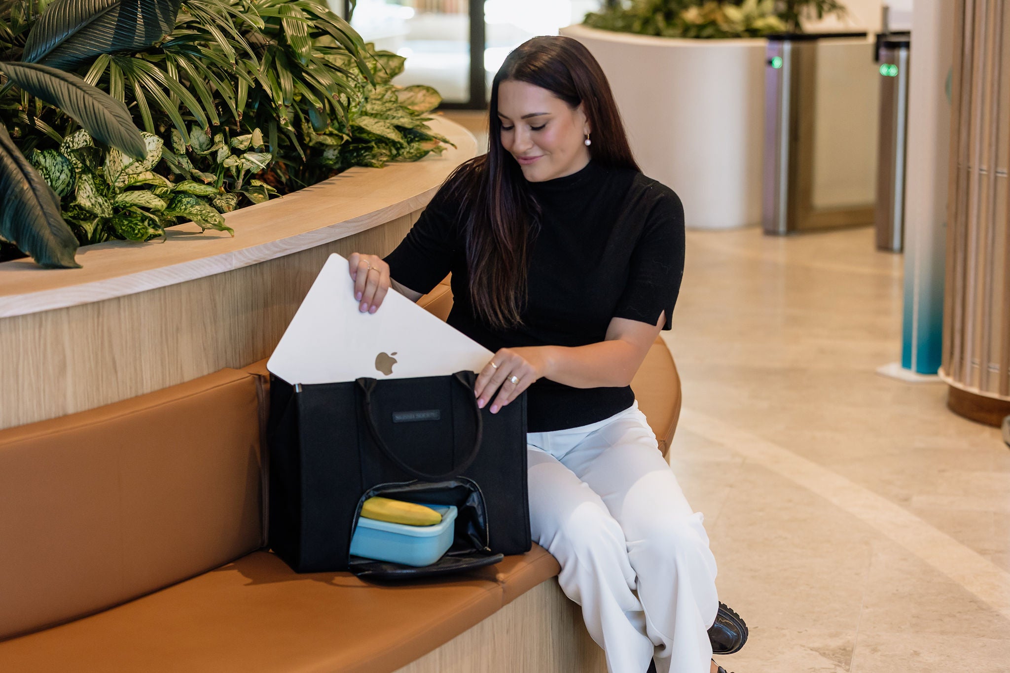 The Daily Tote -  Black (Canvas)