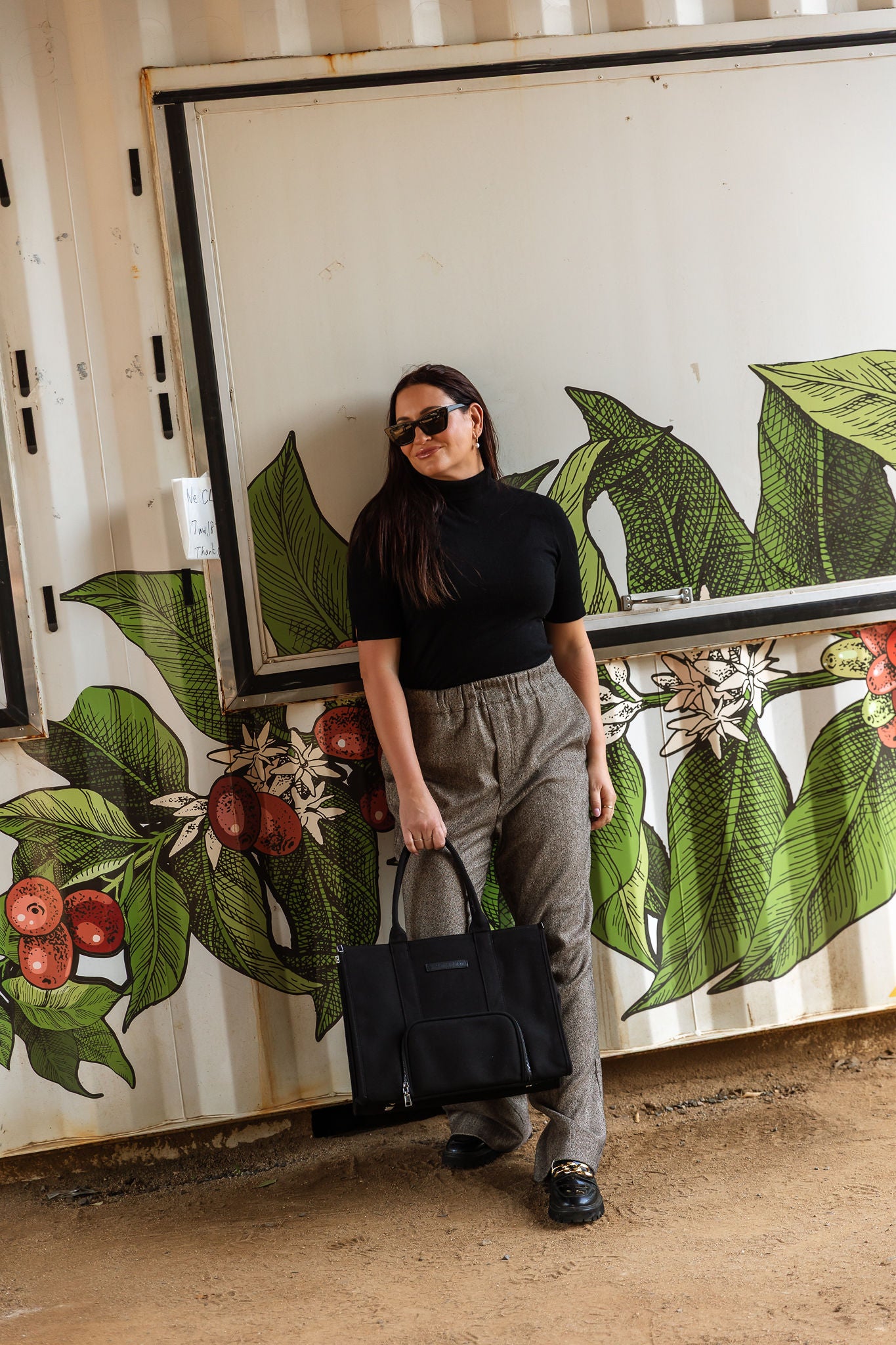 The Daily Tote -  Black (Canvas)
