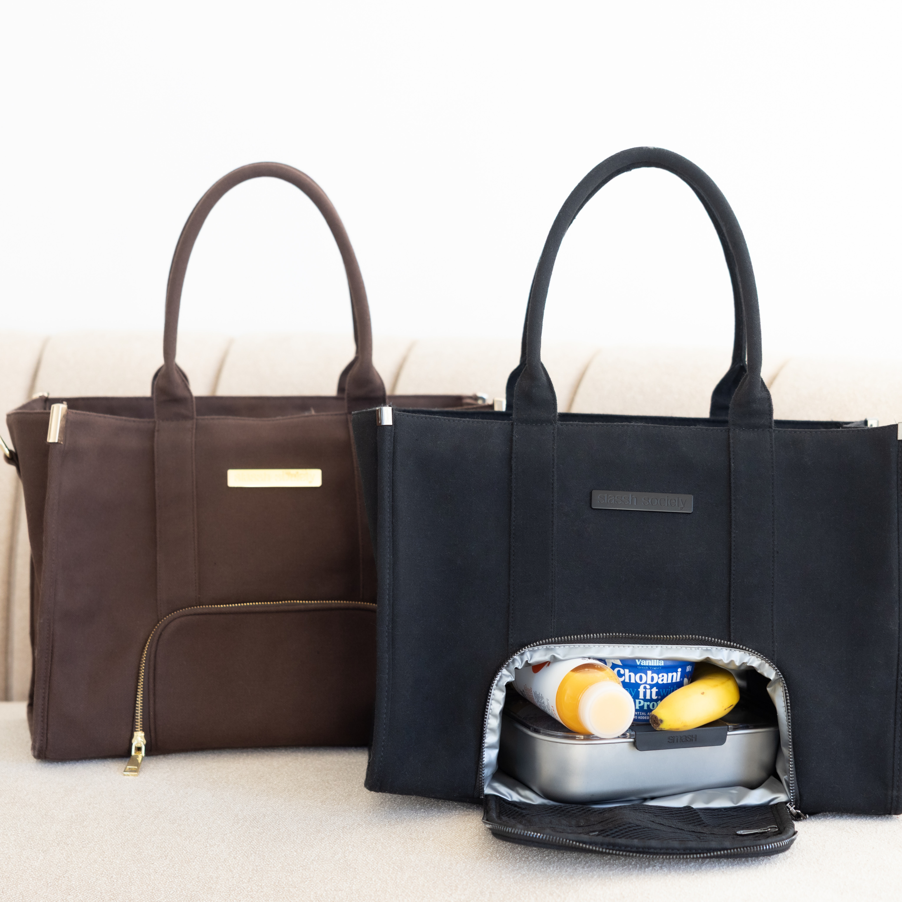 The Canvas Tote -  Black