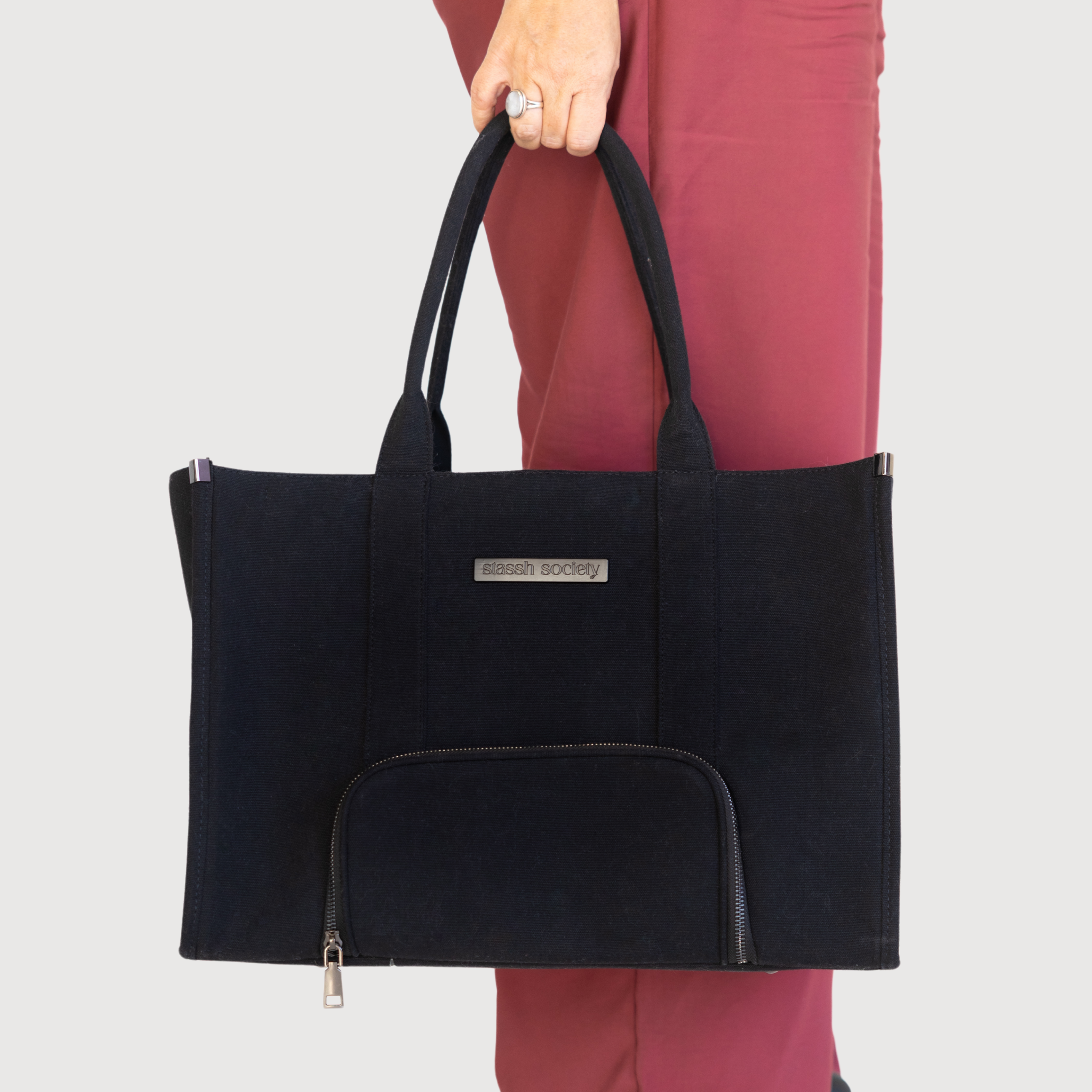 The Canvas Tote -  Black