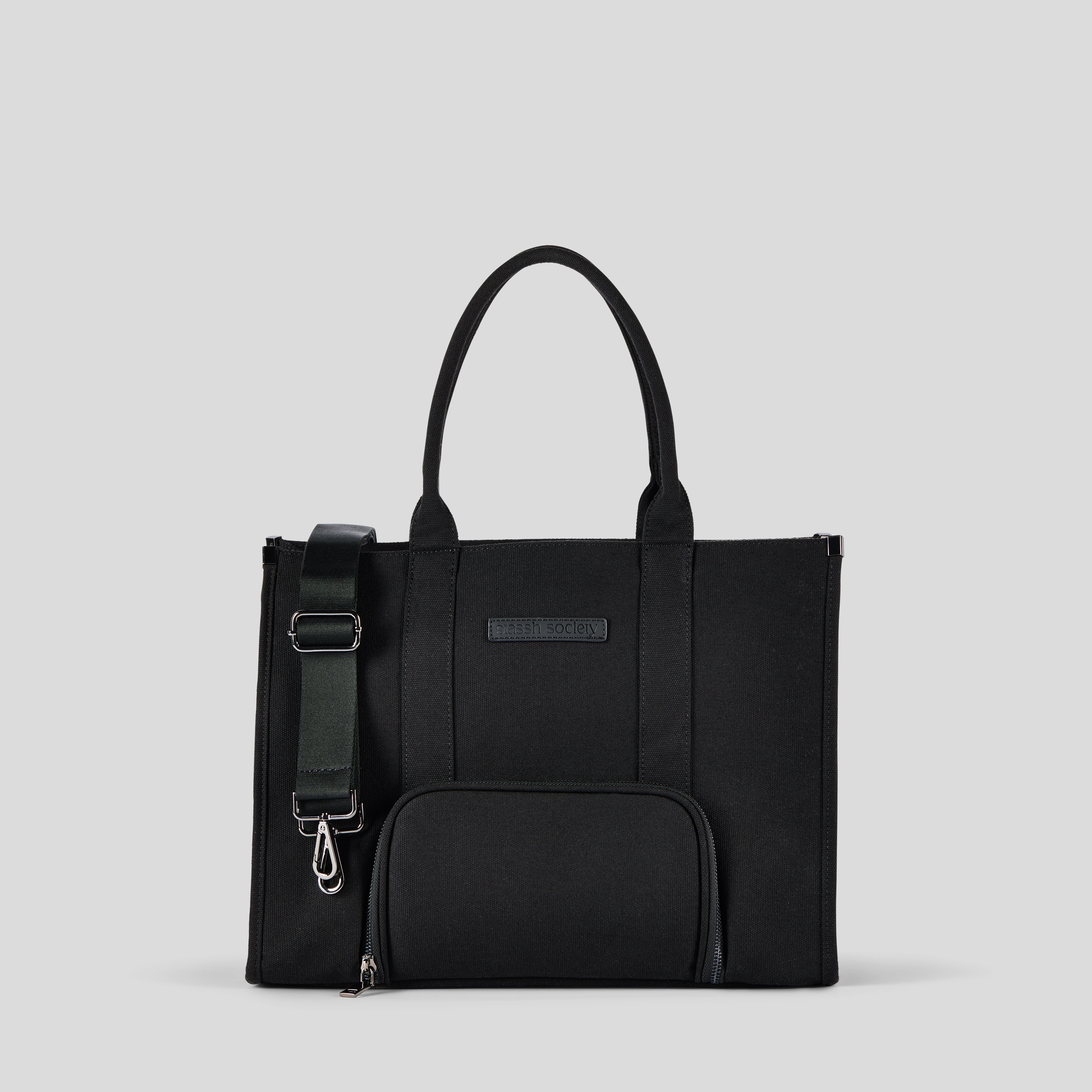 The Daily Tote -  Black (Canvas)