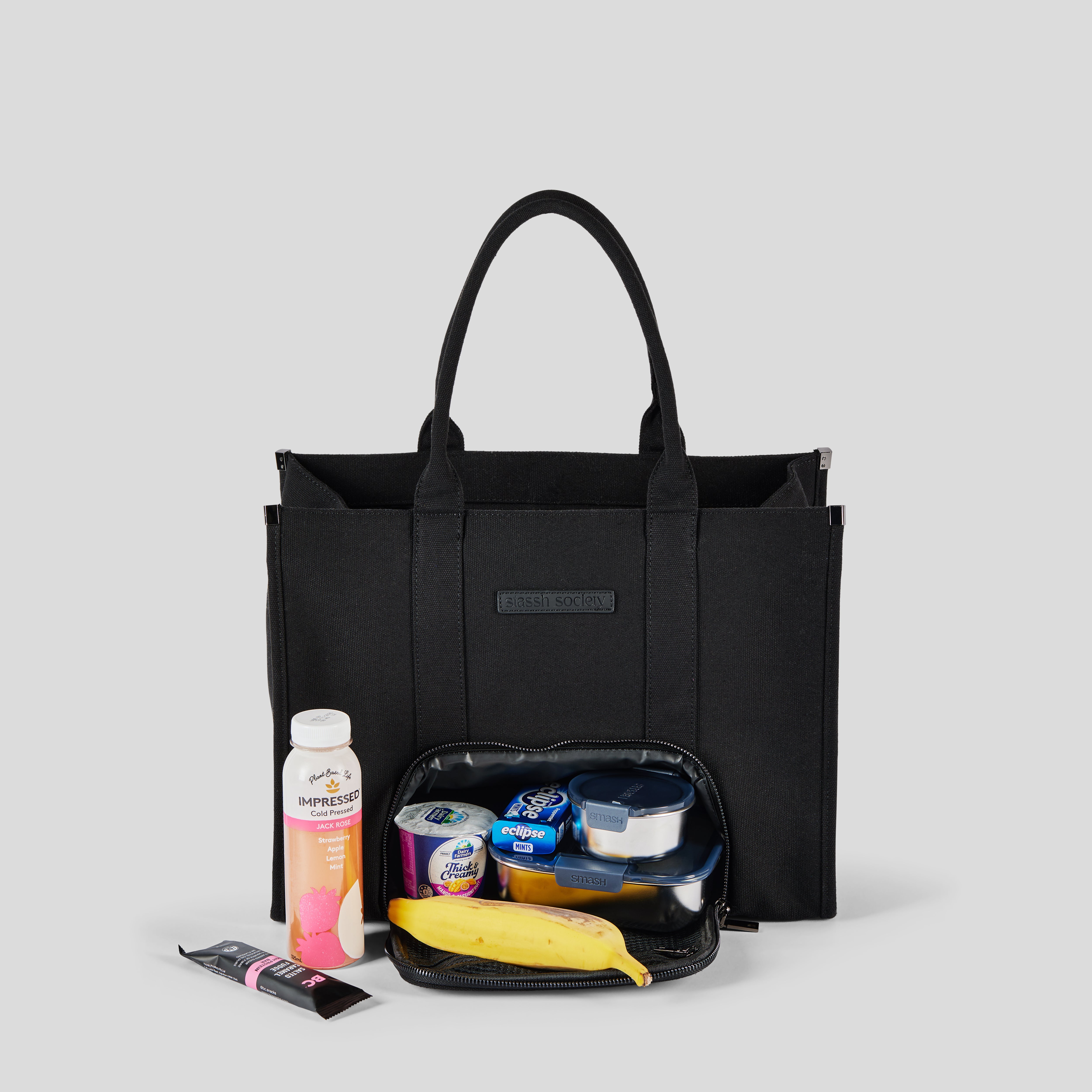 The Daily Tote -  Black (Canvas)