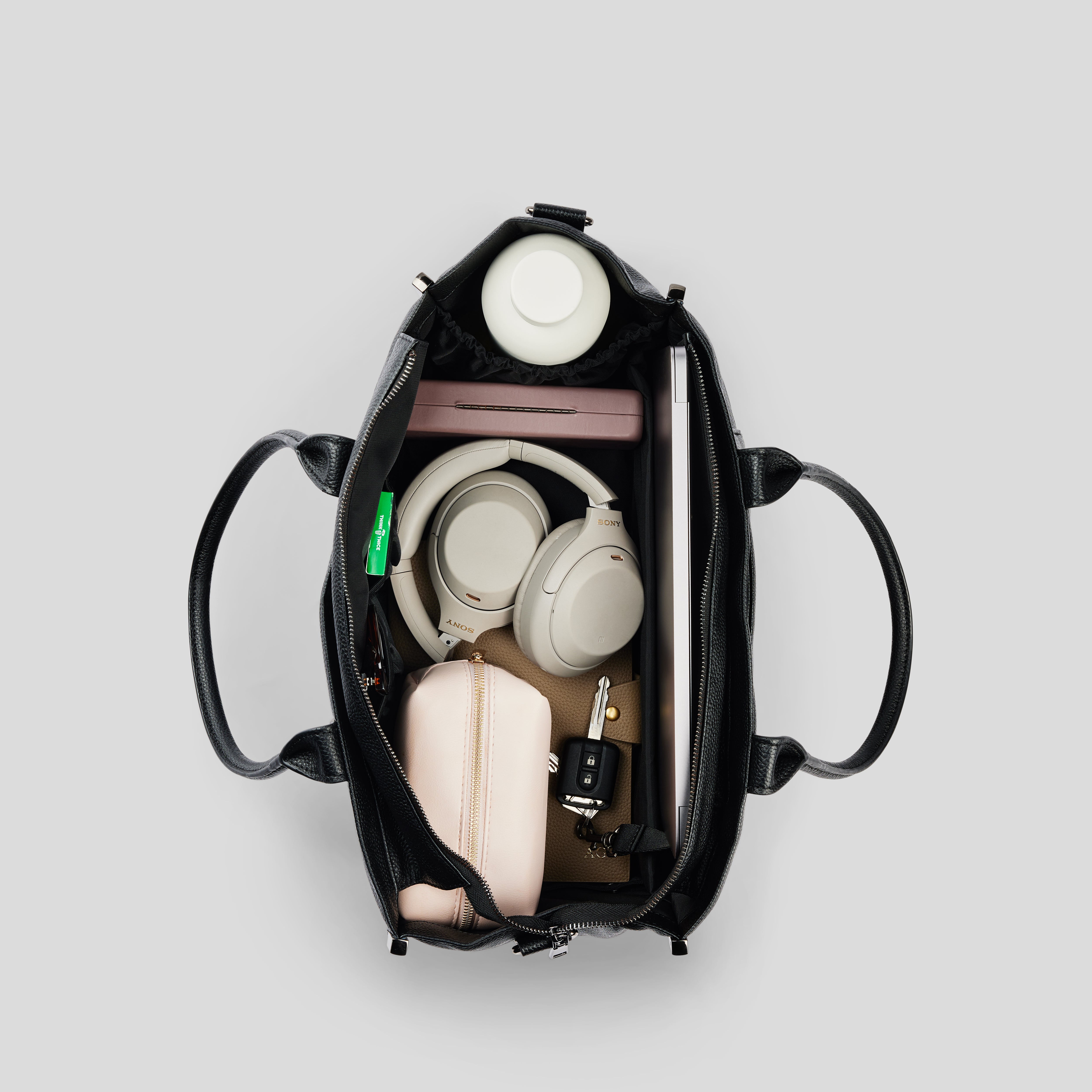 The Daily Tote - Black/Gold Hardware