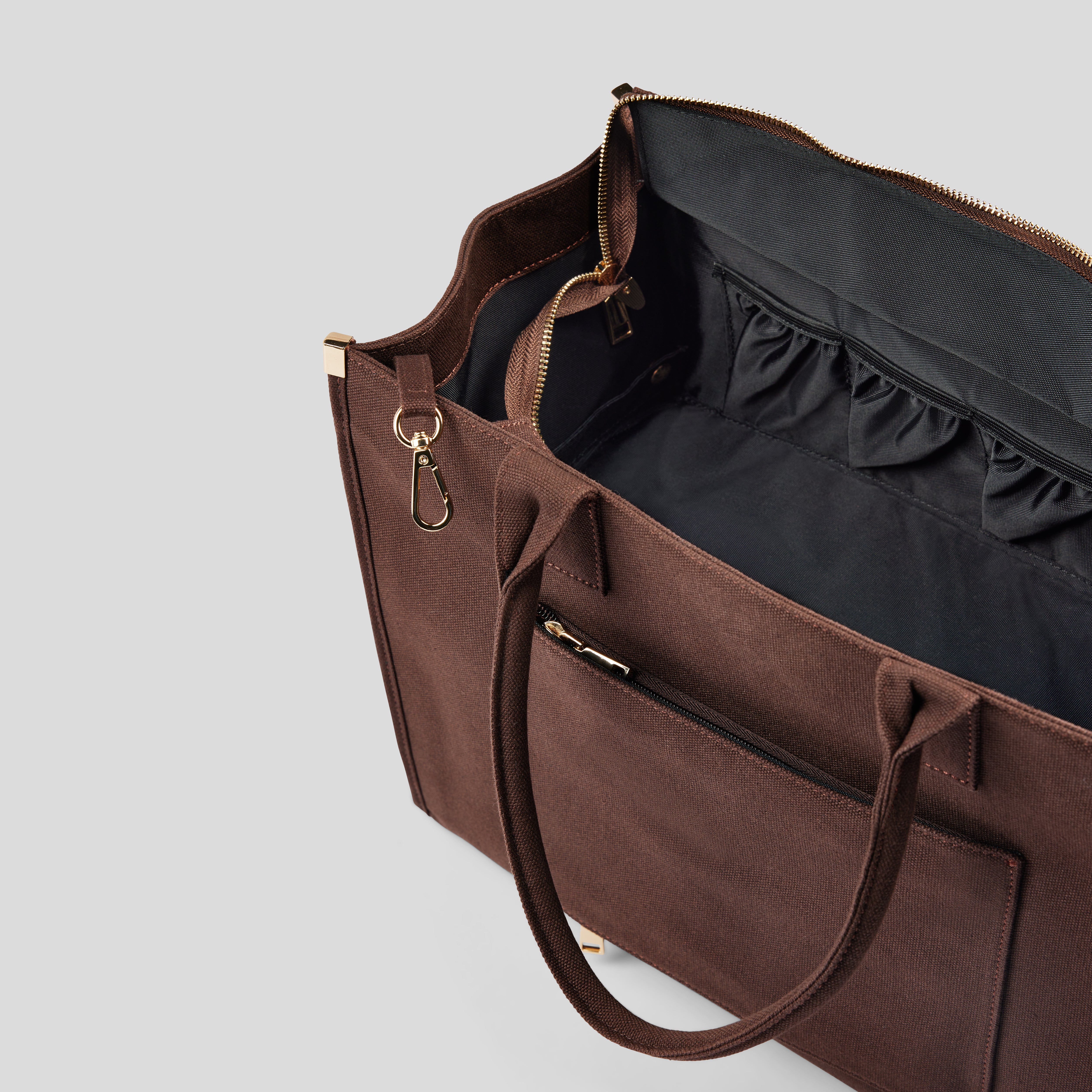 The Daily Tote -  Brown (Canvas)