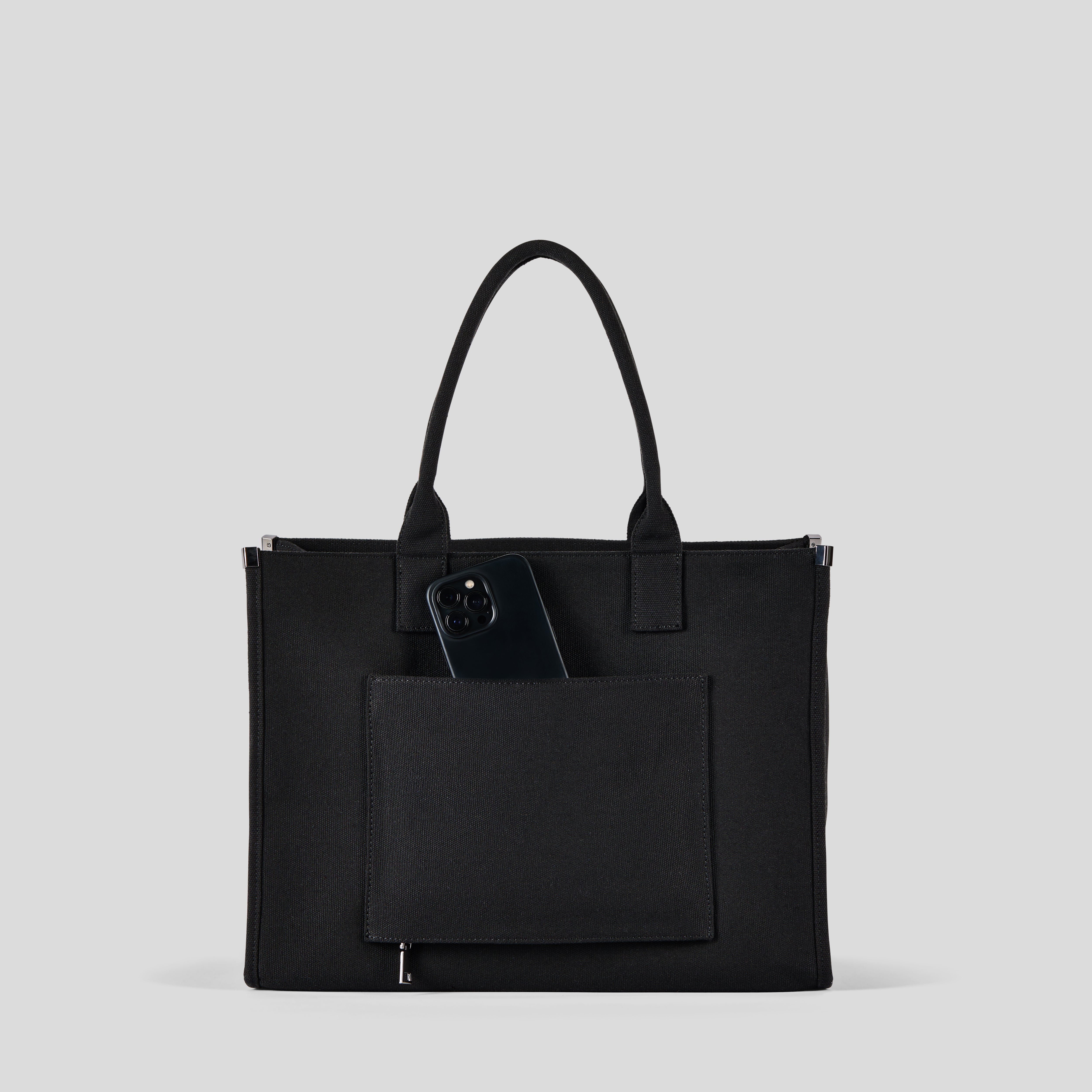The Daily Tote -  Black (Canvas)
